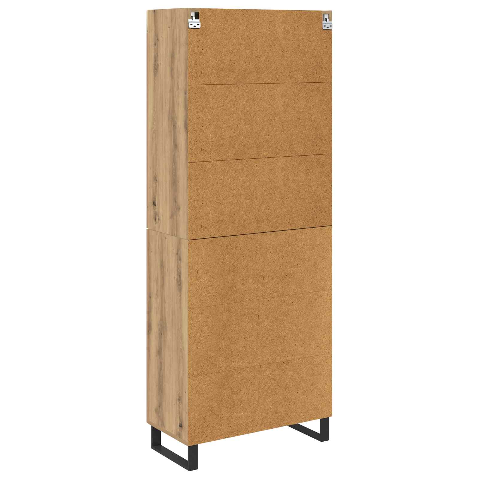 Highboard mit Schubladen 2 pcs Artisan-Eiche Holzwerkstoff