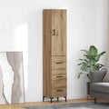 Highboard Artisan-Eiche 69,5 x 34 x 180 cm Holzwerkstoff