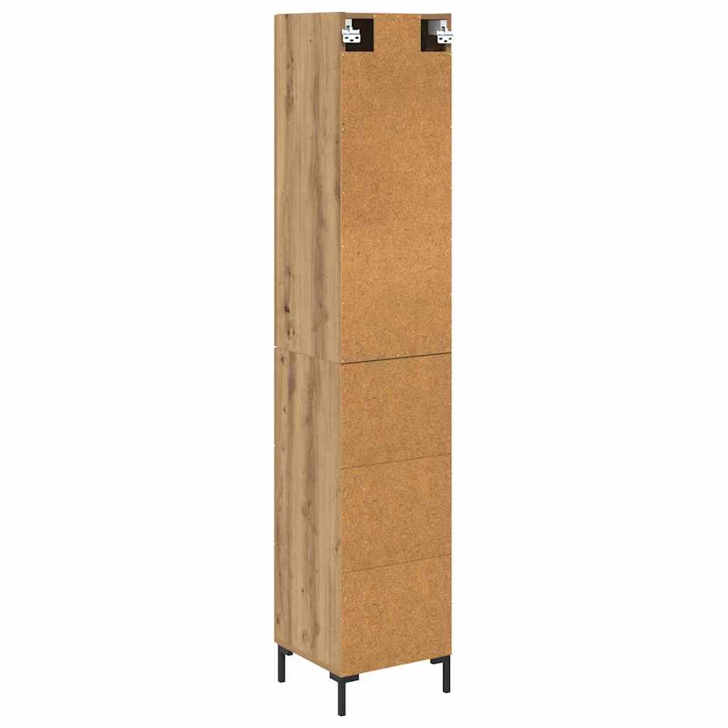 Highboard Artisan-Eiche 69,5 x 34 x 180 cm Holzwerkstoff