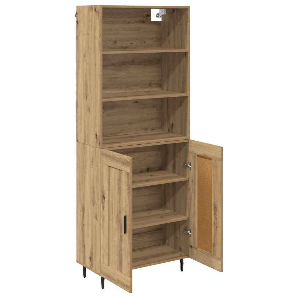 Highboard Artisan-Eiche 69,5 x 34 x 180 cm