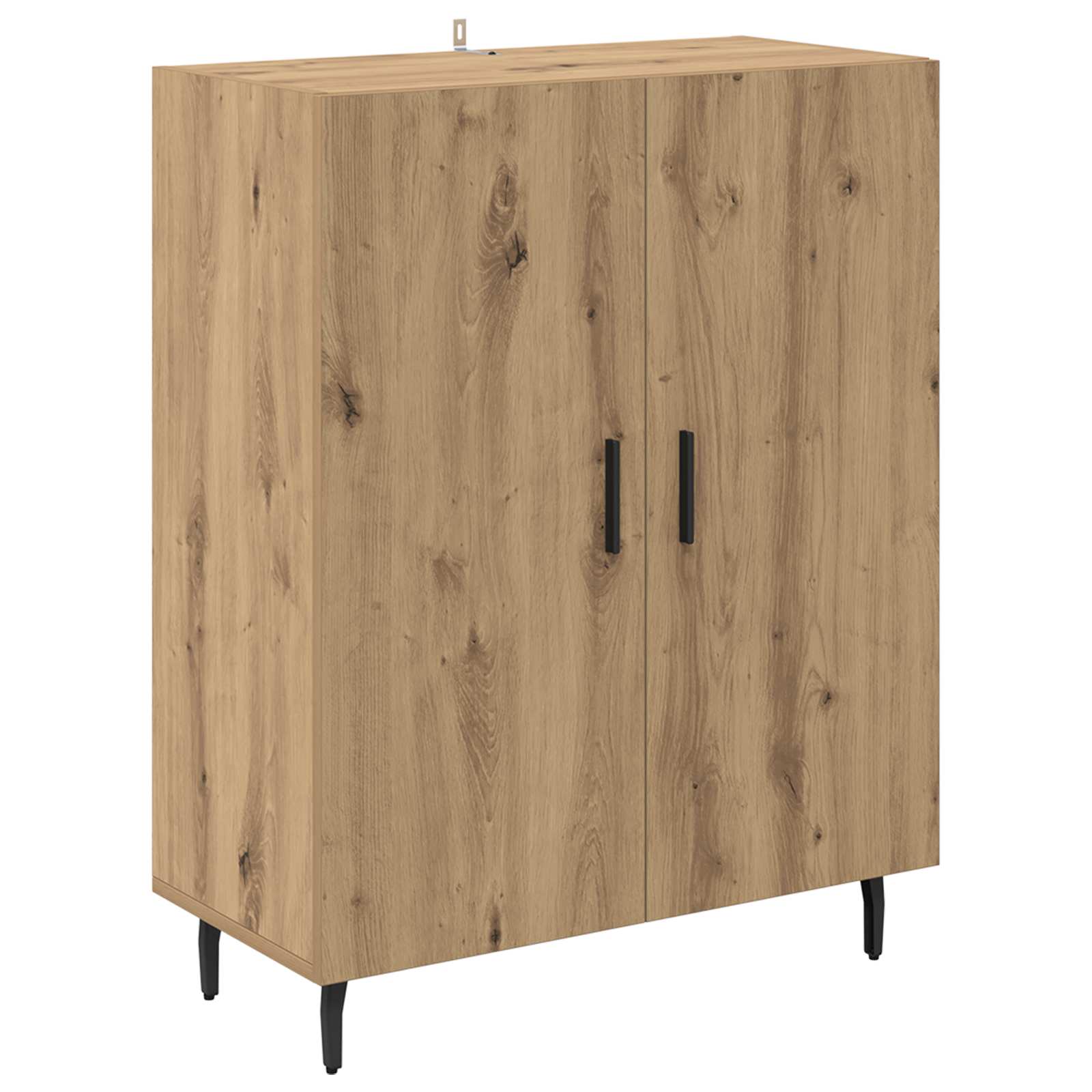 Highboard 2 pcs Artisan-Eiche Holzwerkstoff