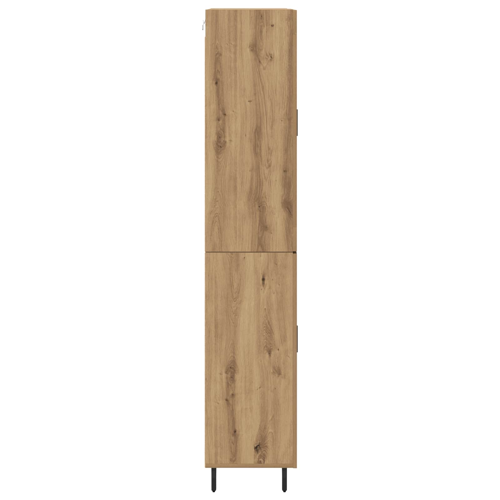 Highboard 2 pcs Artisan-Eiche Holzwerkstoff