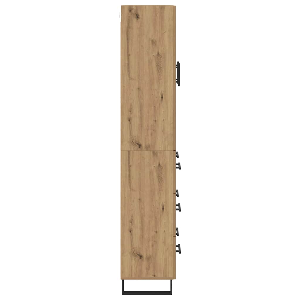 Highboard mit Schubladen 2 pcs Artisan-Eiche 69,5 x 34 x 180 cm