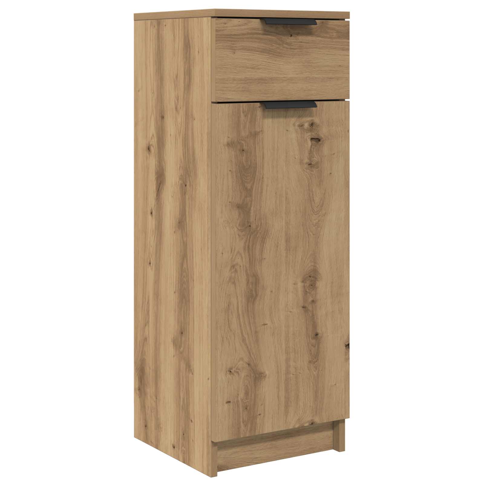 Badezimmermöbel-Set mit Regal 4 pcs Artisan-Eiche Holzwerkstoff