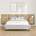 Kopfteil mit Schrank 3 pcs Artisan-Eiche Holzwerkstoff