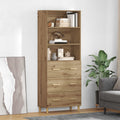 Highboard Artisan-Eiche 69,5 x 32,5 x 180 cm Holzwerkstoff