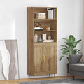 Highboard Artisan-Eiche 69,5 x 34 x 180 cm Holzwerkstoff