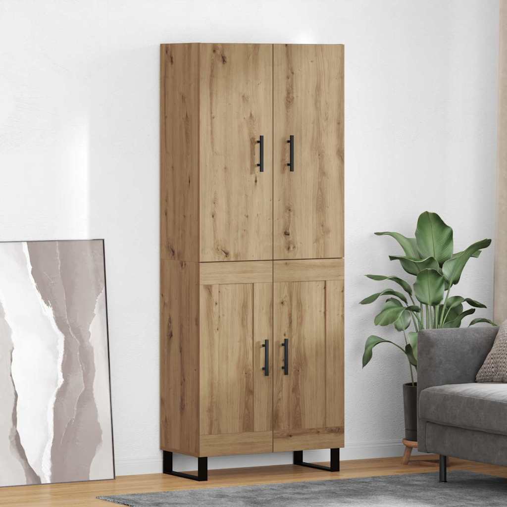 Highboard 2 pcs Artisan-Eiche 69,5 x 34 x 180 cm