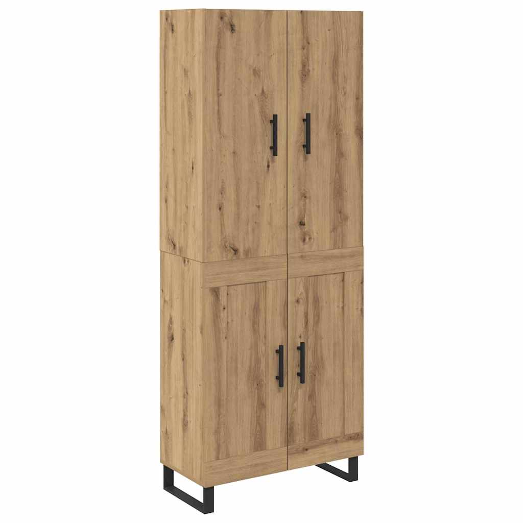 Highboard 2 pcs Artisan-Eiche 69,5 x 34 x 180 cm