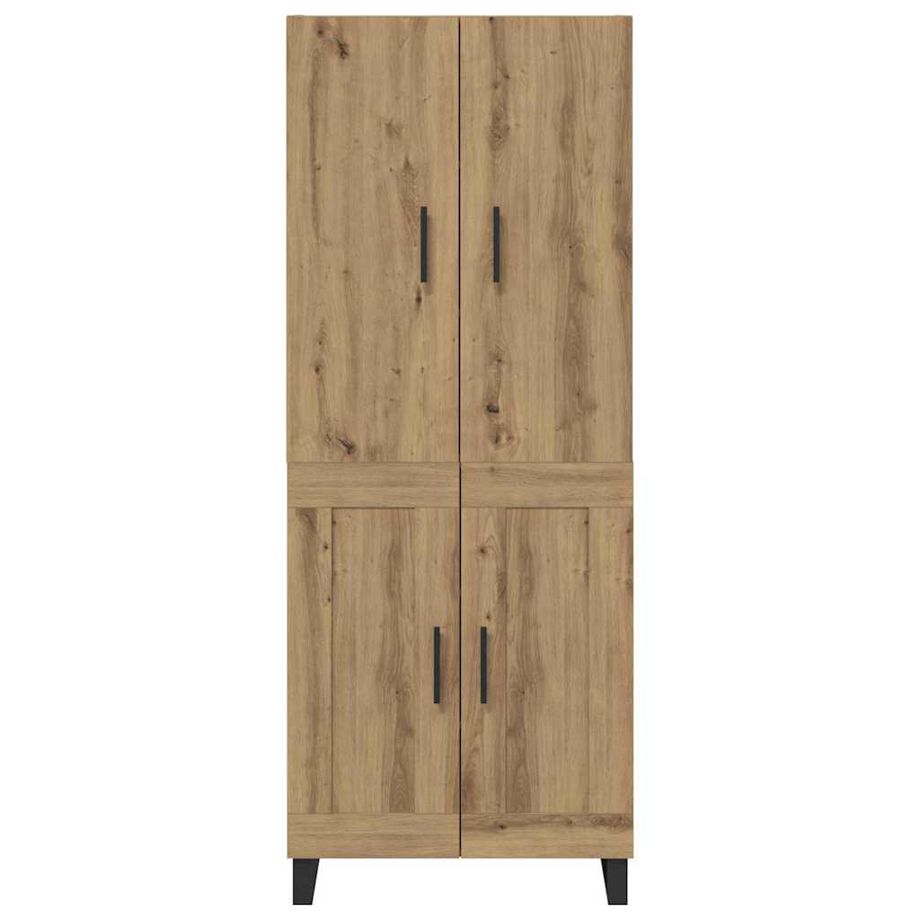 Highboard 2 pcs Artisan-Eiche 69,5 x 34 x 180 cm