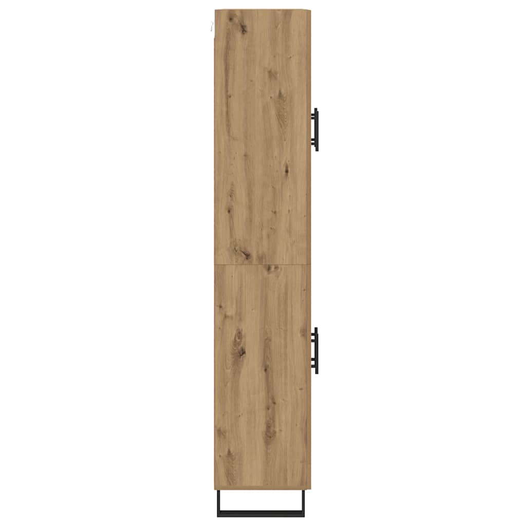 Highboard 2 pcs Artisan-Eiche 69,5 x 34 x 180 cm
