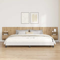 Kopfteil mit Schrank 3 pcs Artisan-Eiche Holzwerkstoff