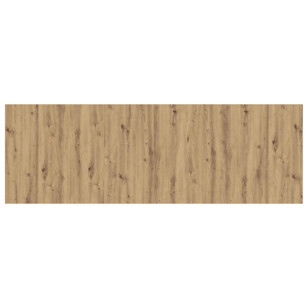 Kopfteil mit Schrank 3 pcs Artisan-Eiche Holzwerkstoff