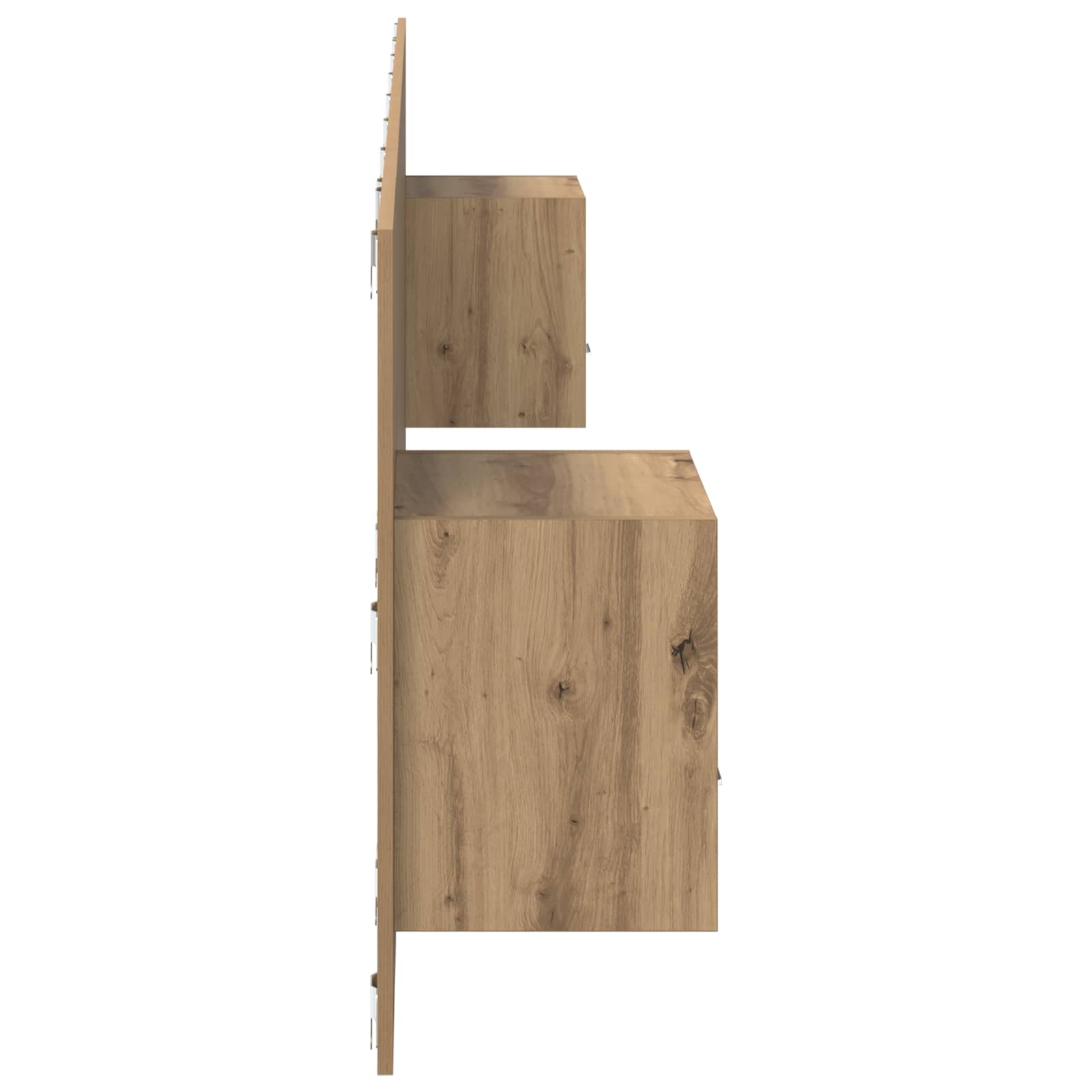 Kopfteil mit Schrank 3 pcs Artisan-Eiche Holzwerkstoff
