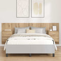 Kopfteil mit Schrank 3 pcs Artisan-Eiche Holzwerkstoff
