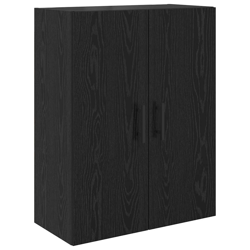 Highboard 2 pcs Schwarz Eichen-Optik 69,5 x 34 x 180 cm
