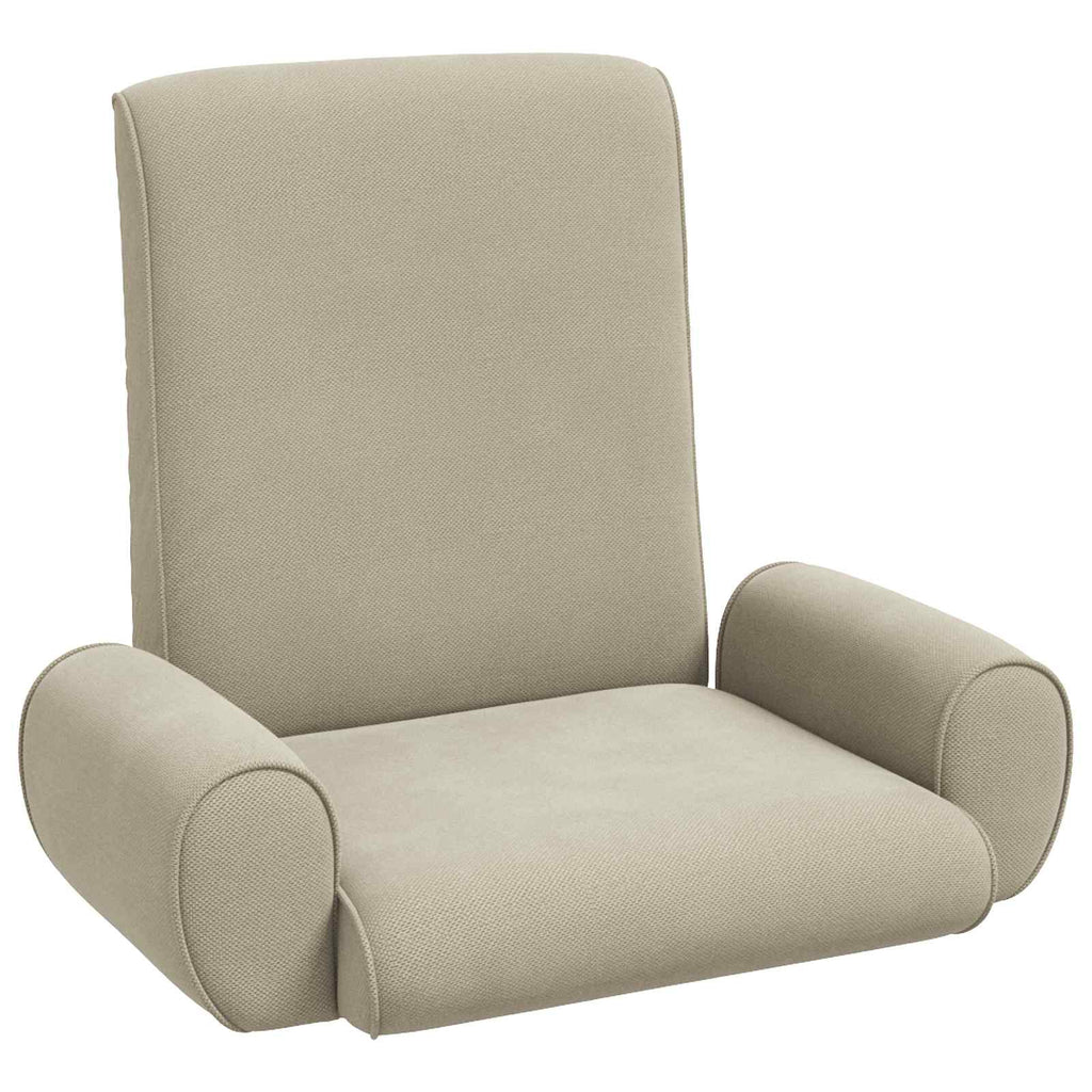 Verstellbarer Fußsessel Sand Grobvelours