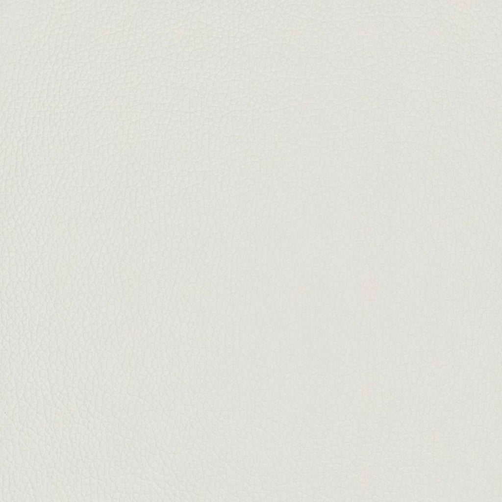 Verstellbarer Fußsessel Weiß Kunstleder