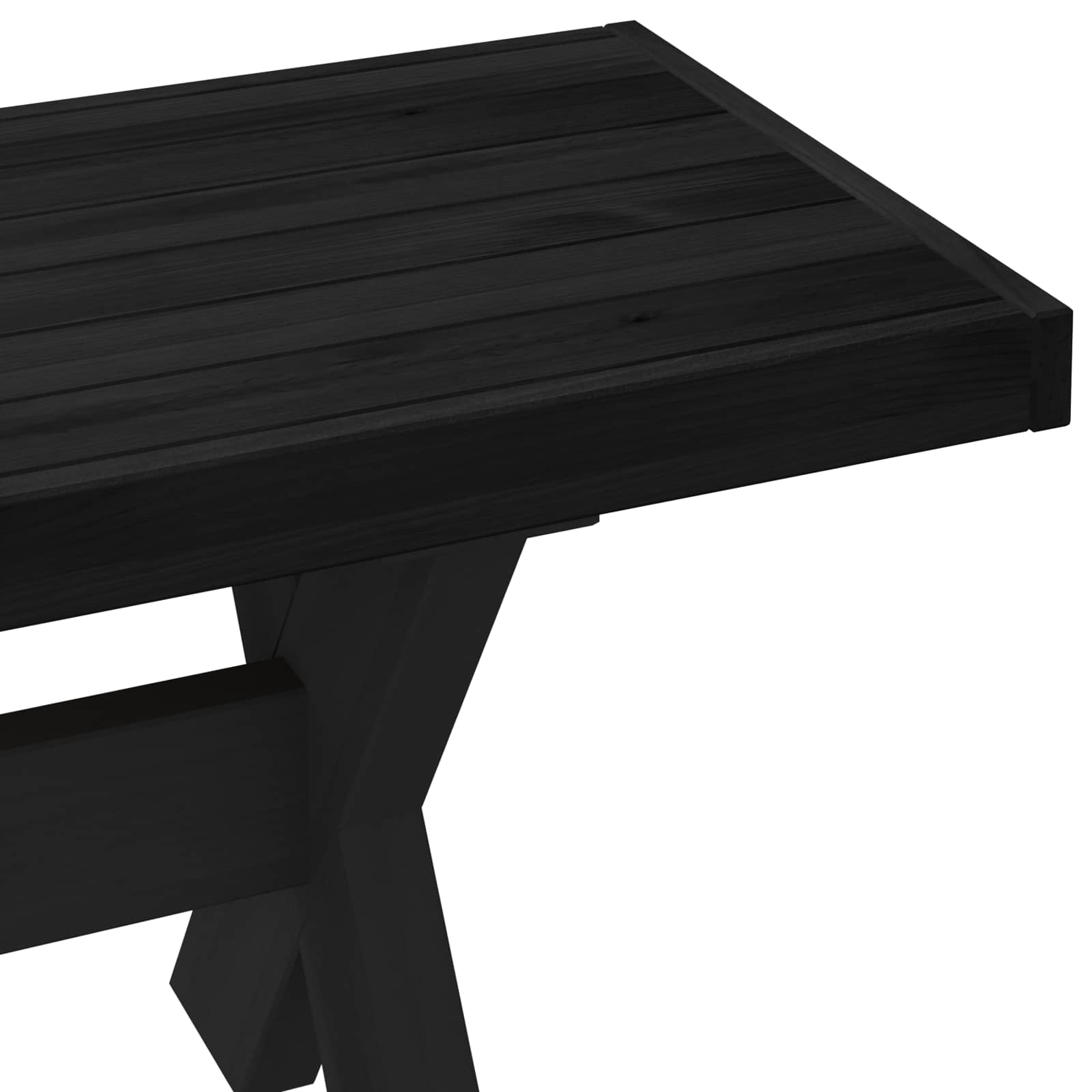 Esstischbank NOAIN 180 x 41 x 45 cm Massives Kiefernholz