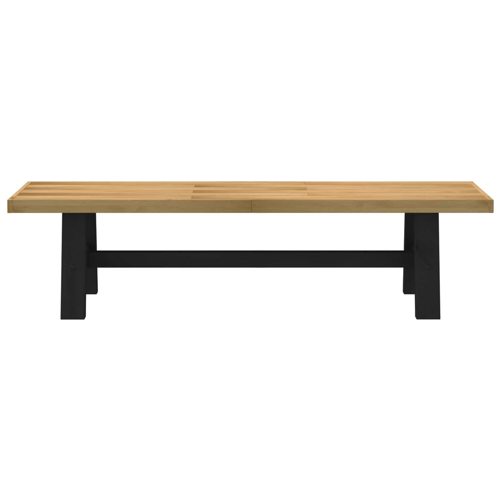 Esstischbank NOAIN 160 x 41 x 45 cm Massives Kiefernholz Natur