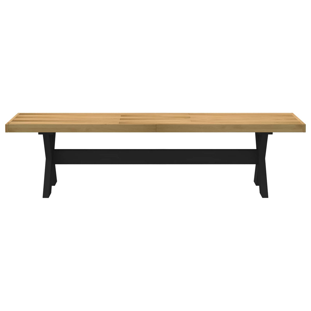 Esstischbank NOAIN 160 x 41 x 45 cm Massives Kiefernholz Natur