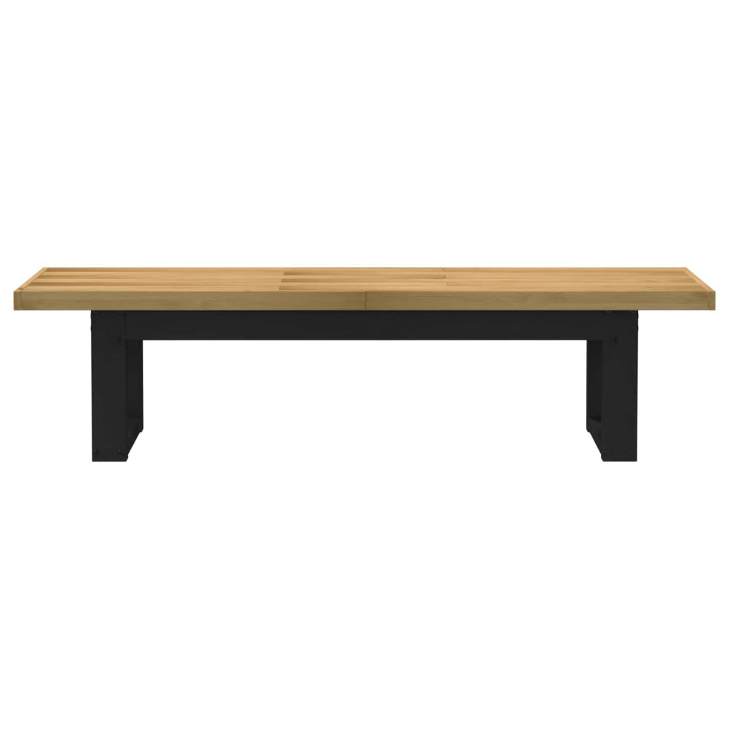 Esstischbank NOAIN 160 x 41 x 45 cm Massives Kiefernholz Natur