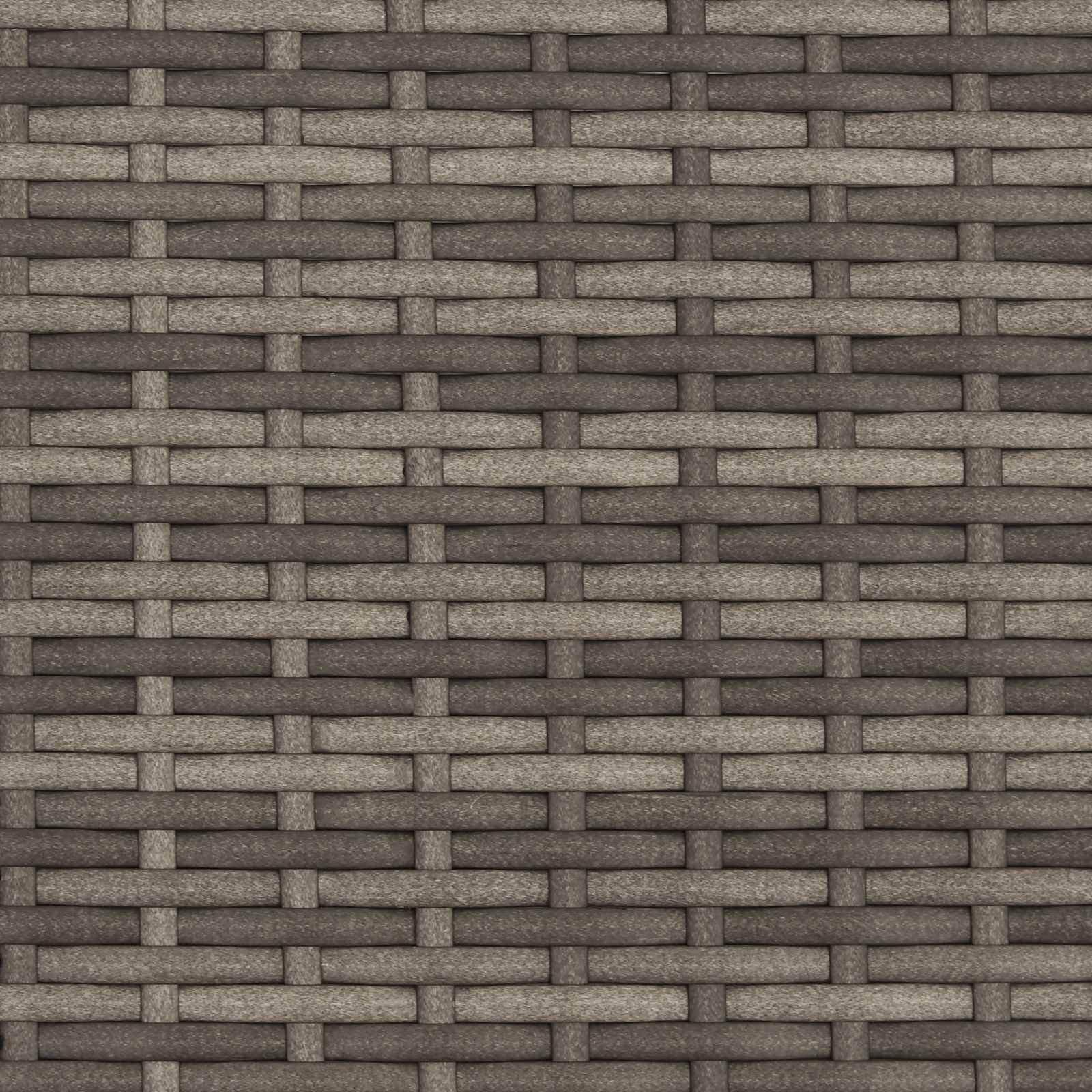 Liegestuhl mit Teeteller 62 x 64 x 112 cm Poly-Rattan