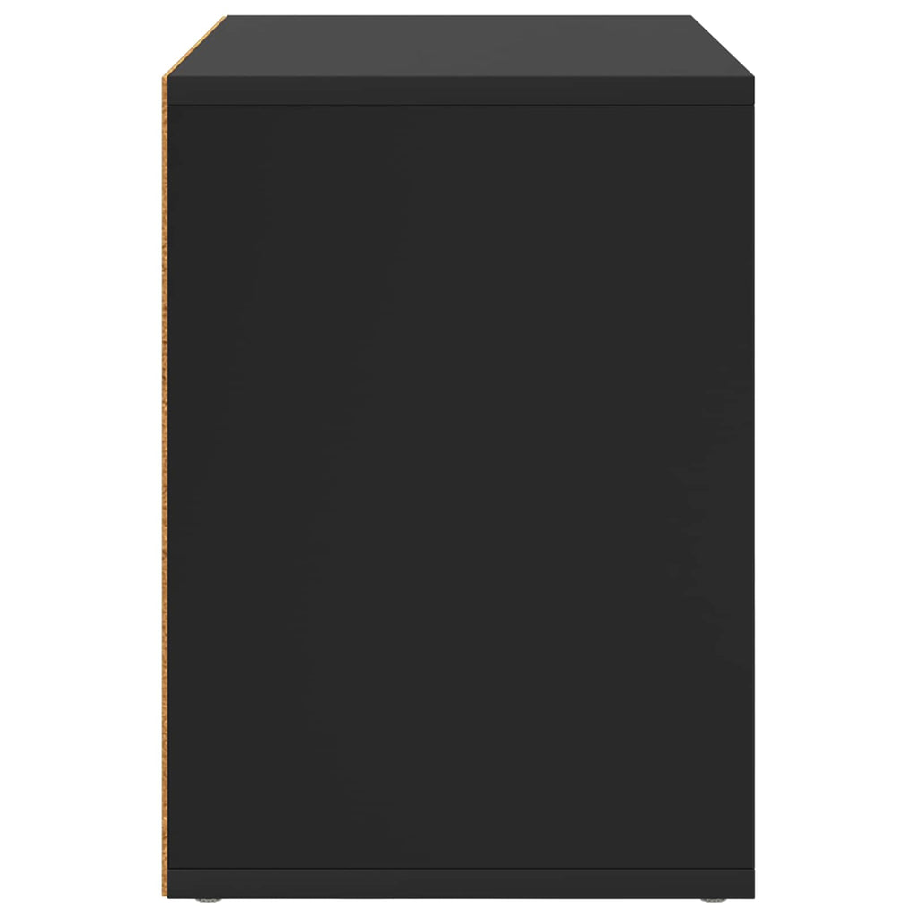 Katzenhaus Schwarz 51 x 30 x 42,5 cm Holzwerkstoff