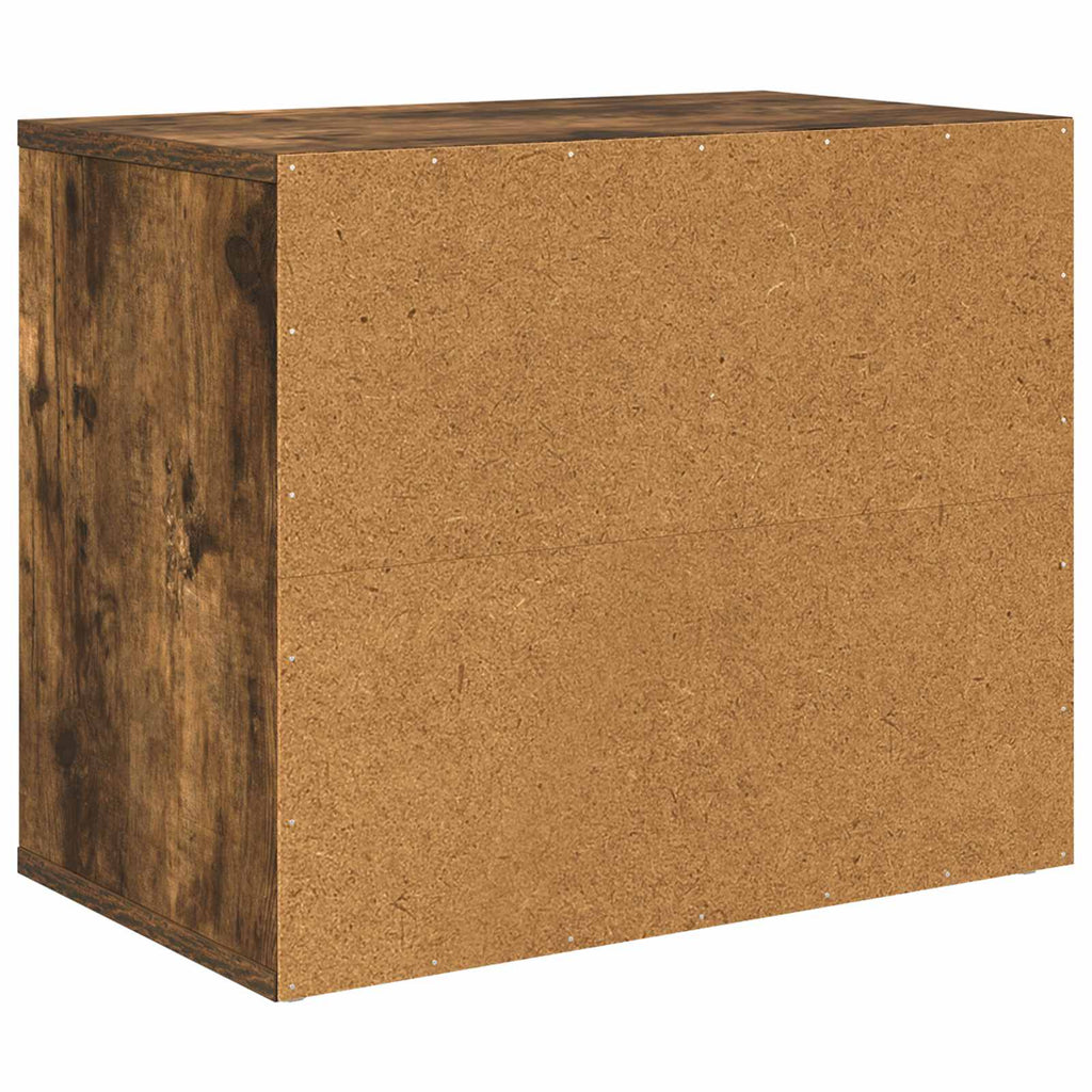 Katzenhaus Geräucherte Eiche 51 x 30 x 42,5 cm Holzwerkstoff