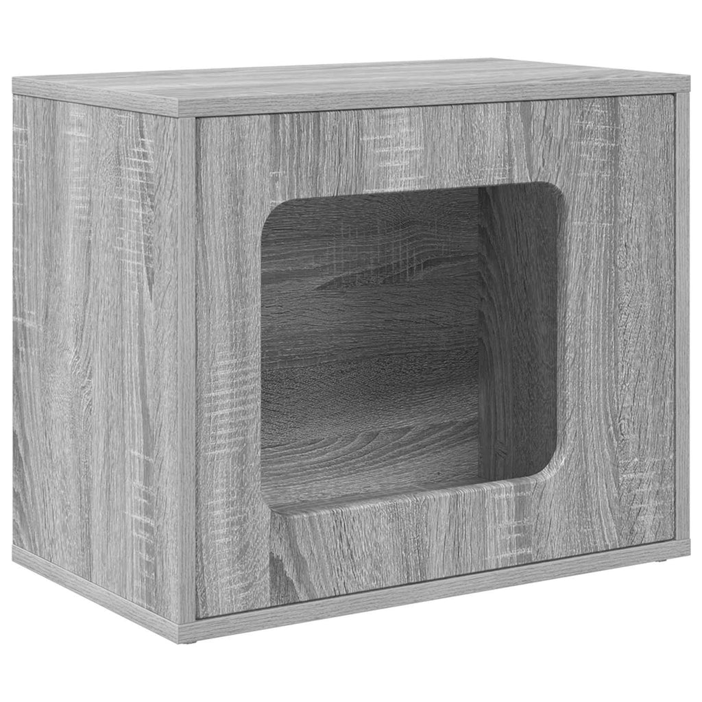 Katzenhaus Graues Sonoma 51 x 30 x 42,5 cm Holzwerkstoff