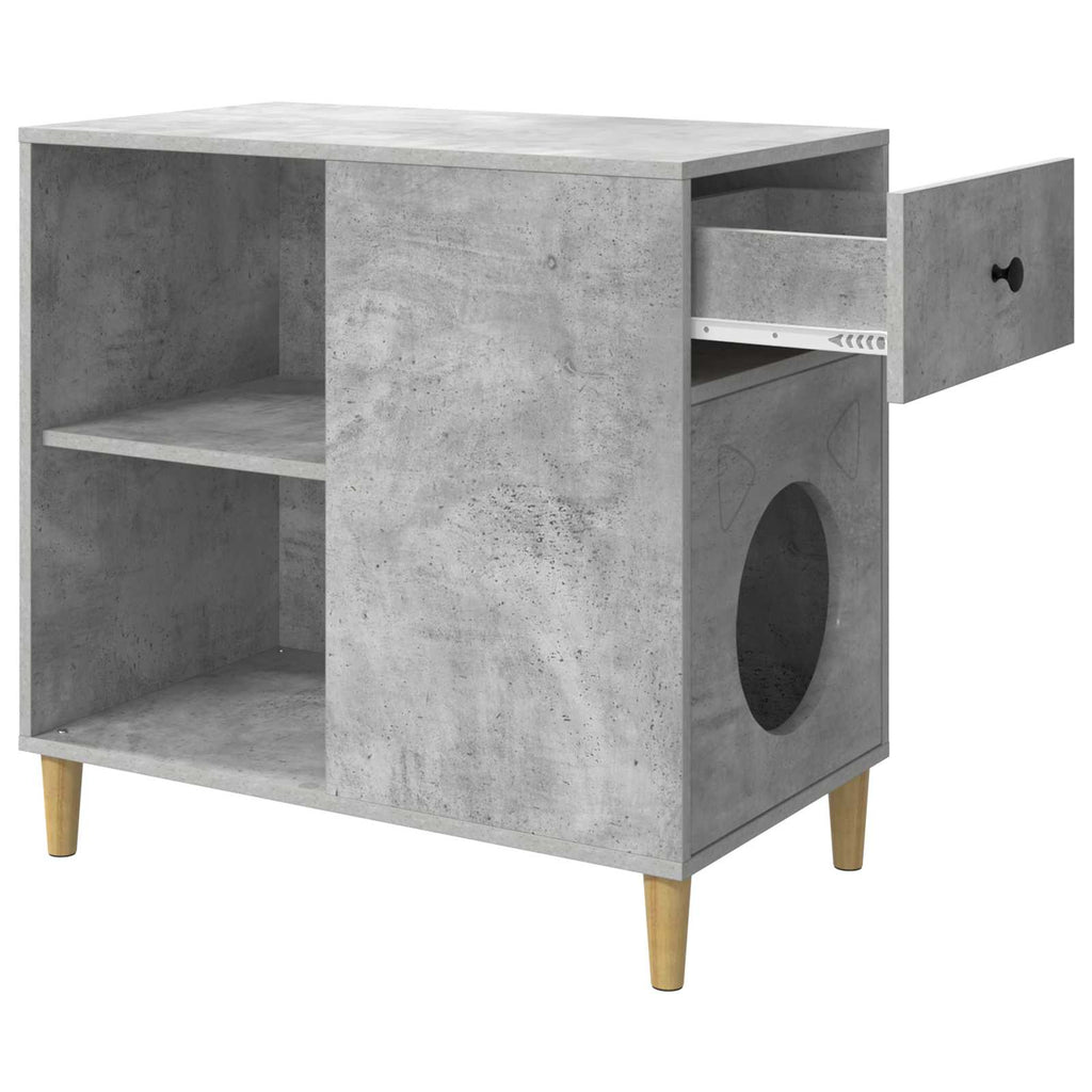 Katzenhaus Beton 72 x 42,5 x 70 cm Holzwerkstoff