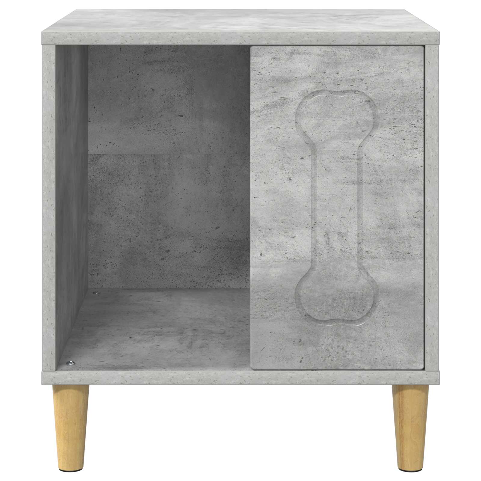 Hundehütte Beton 44 x 42 x 49 cm Holzwerkstoff