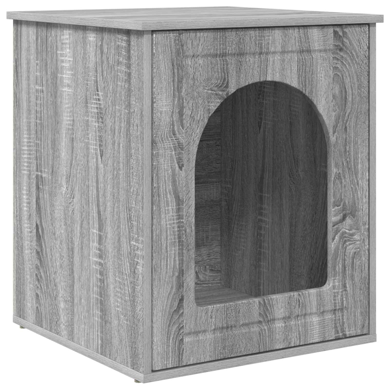 Katzenhaus Graues Sonoma 53 x 52 x 62 cm Holzwerkstoff