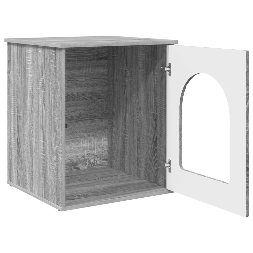 Katzenhaus Graues Sonoma 53 x 52 x 62 cm Holzwerkstoff