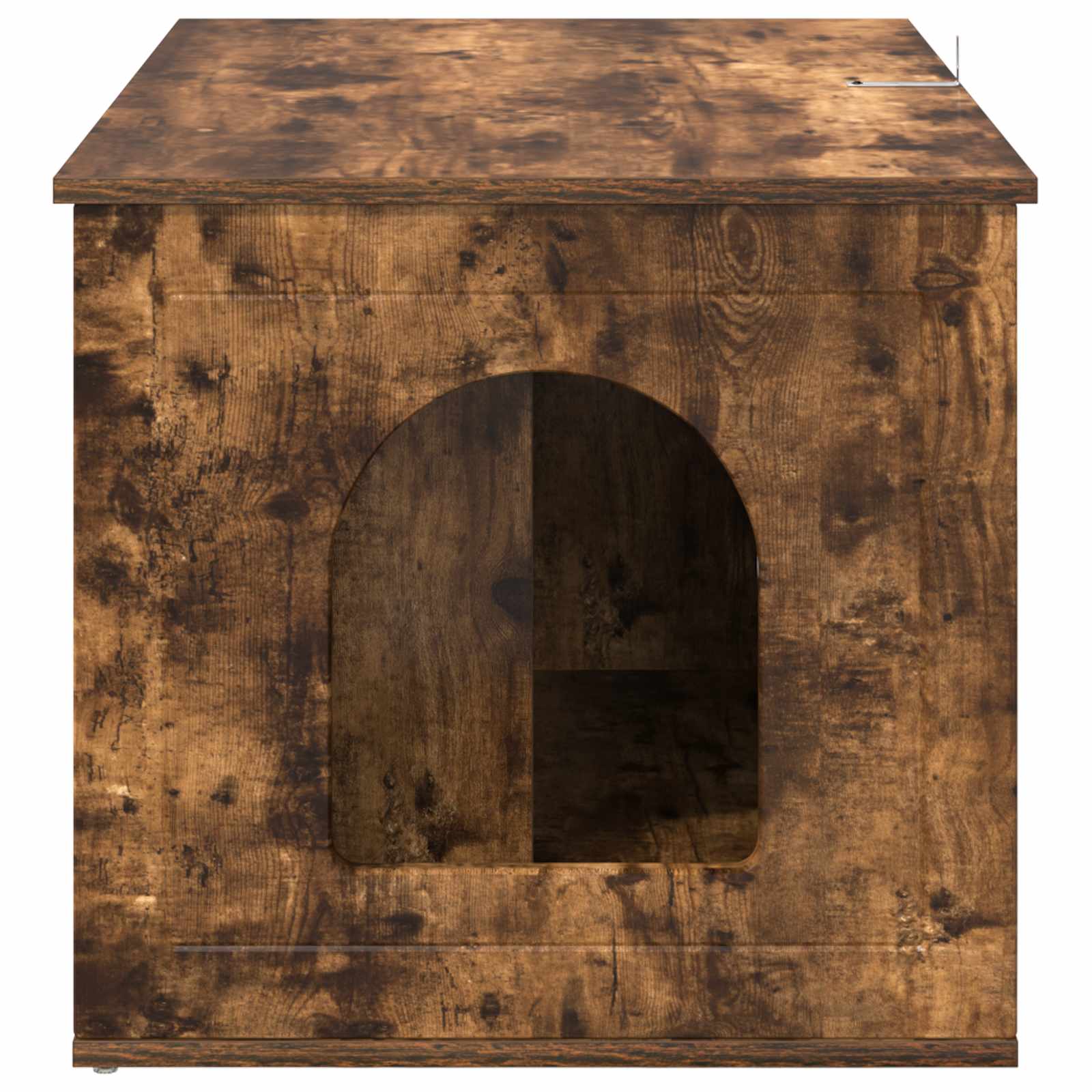 Katzenhaus Geräucherte Eiche 85 x 55 x 50,5 cm Holzwerkstoff