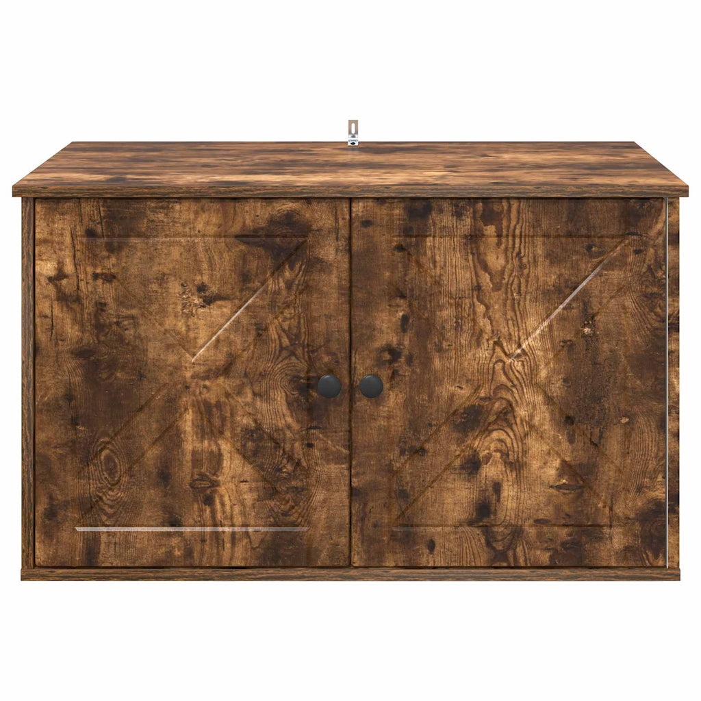 Katzenhaus Geräucherte Eiche 85 x 55 x 50 cm Holzwerkstoff