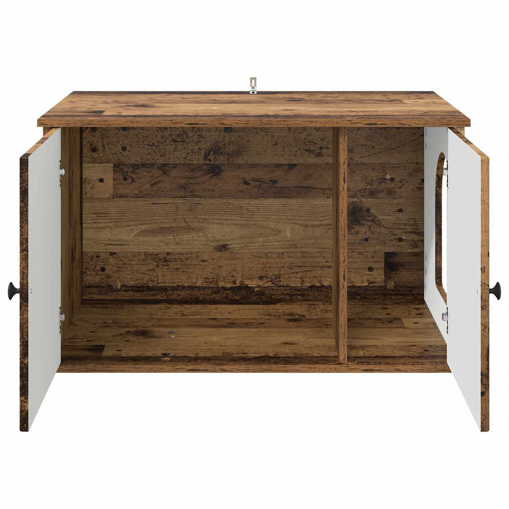 Katzenhaus Altholz 85 x 55 x 50 cm Holzwerkstoff