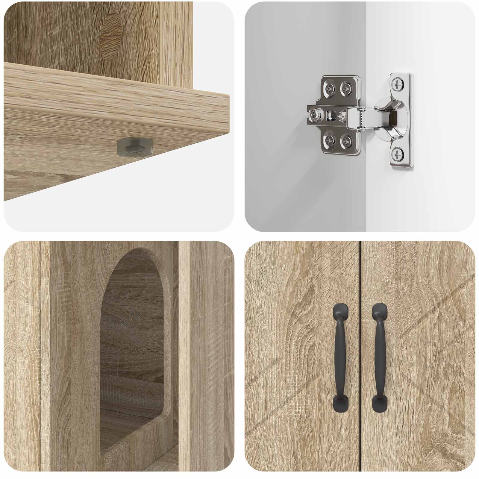 Katzenhaus Sonoma 85 x 55 x 50 cm Holzwerkstoff