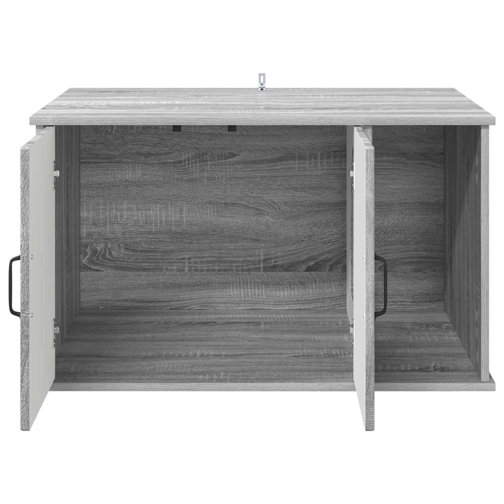Katzenhaus Graues Sonoma 85 x 55 x 50 cm Holzwerkstoff