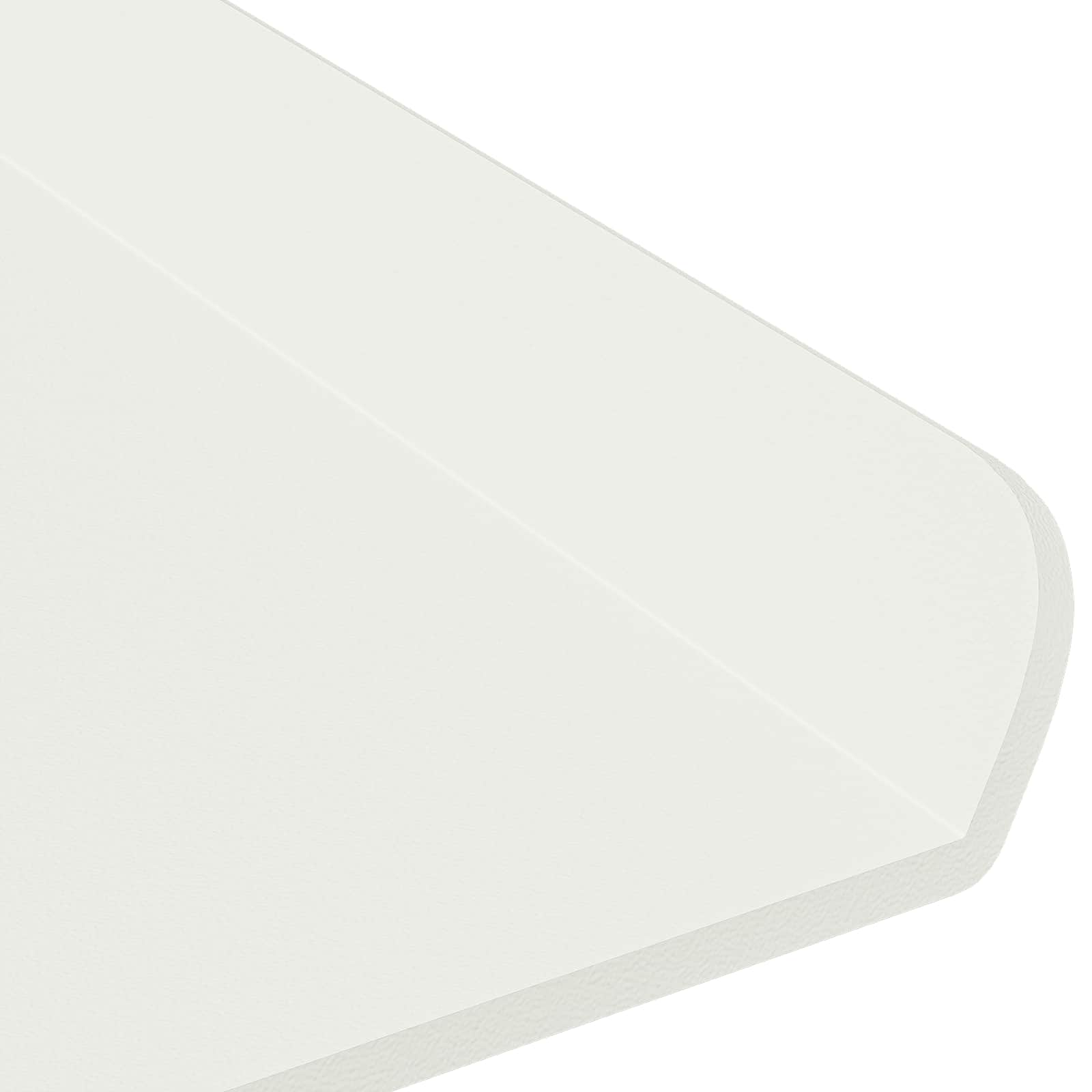 Schwebendes Regal Wandmontiert 3 pcs Weiß 40 x 9 x 2,5 cm Stahl