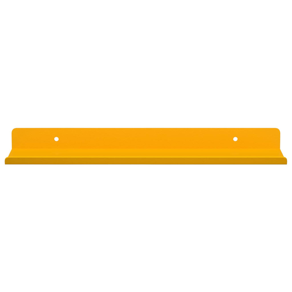 Schwebendes Regal 4 pcs Senfgelb 30 x 9 x 2,5 cm Stahl