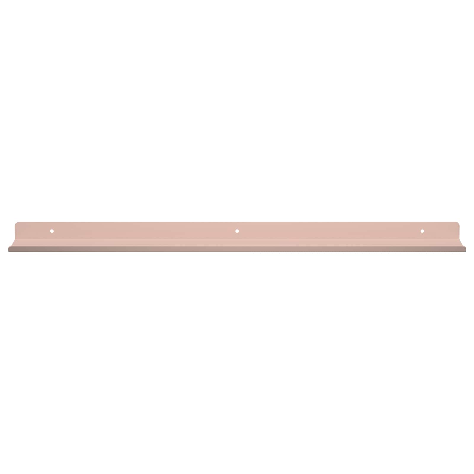 Schwebendes Regal 2 pcs Rosa 60 x 8,5 x 2,5 cm Stahl