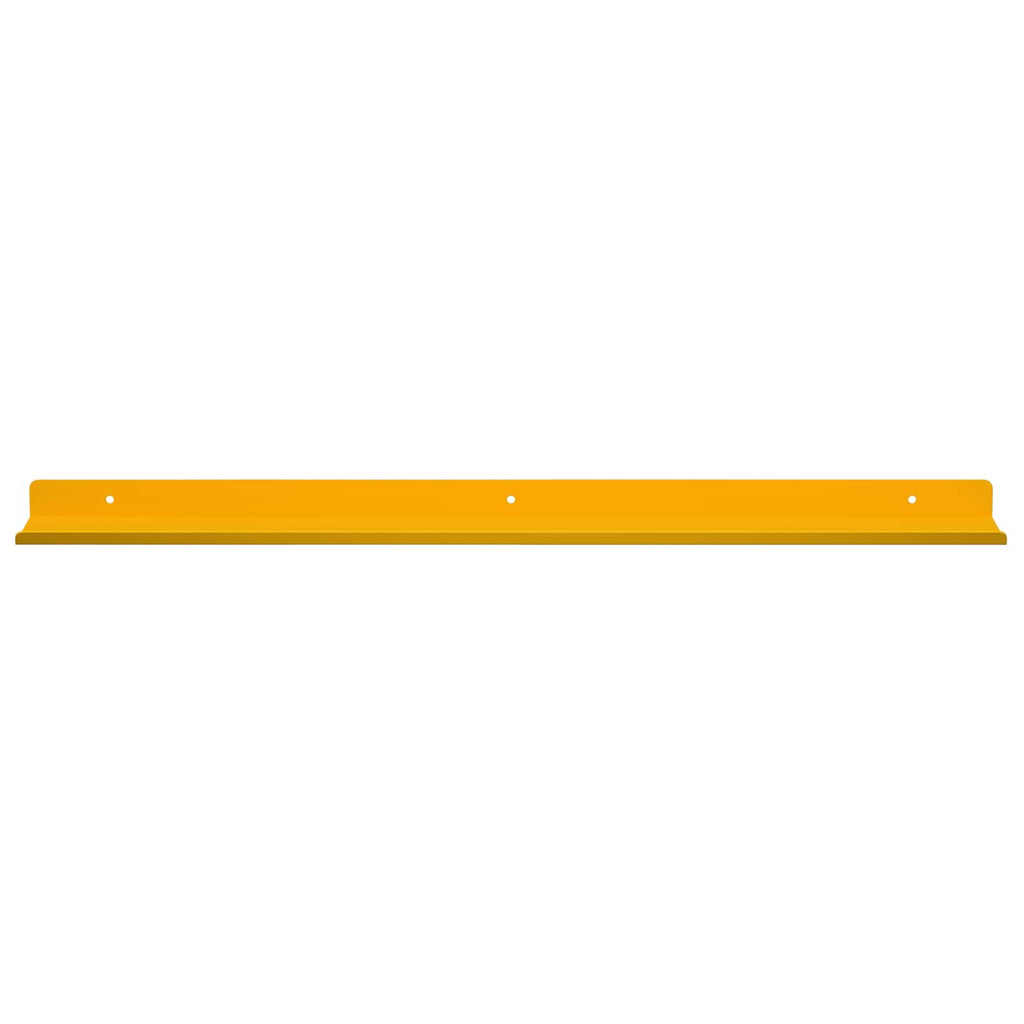 Schwebendes Regal 2 pcs Senfgelb 60 x 8,5 x 2,5 cm Stahl