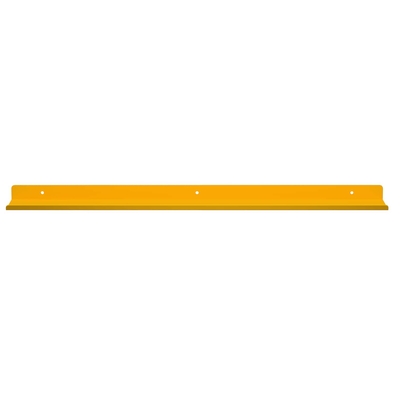Schwebendes Regal 2 pcs Senfgelb 60 x 8,5 x 2,5 cm Stahl