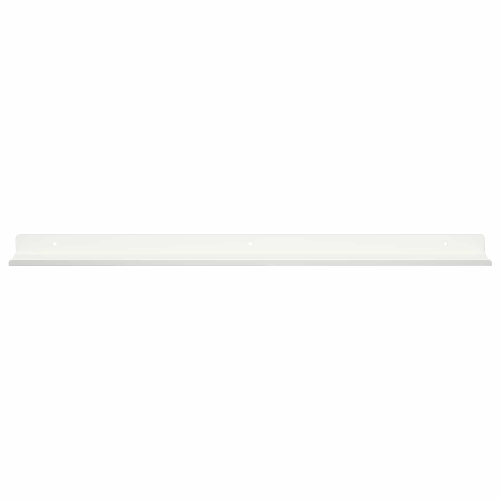 Schwebendes Regal 4 pcs Weiß 60 x 8,5 x 2,5 cm Stahl