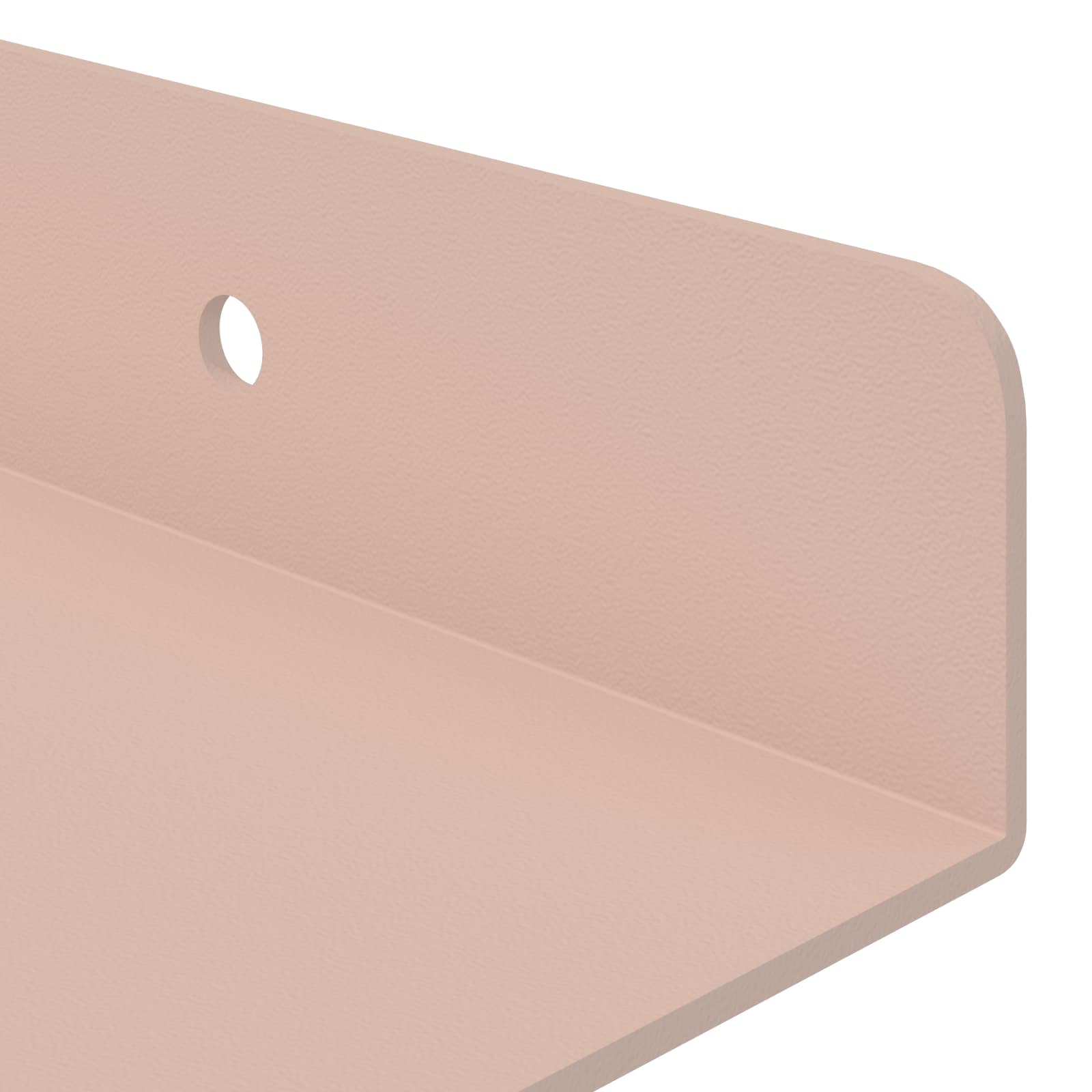 Schwebendes Regal Wandhalterung 2 pcs Rosa 80 x 9 x 2,5 cm