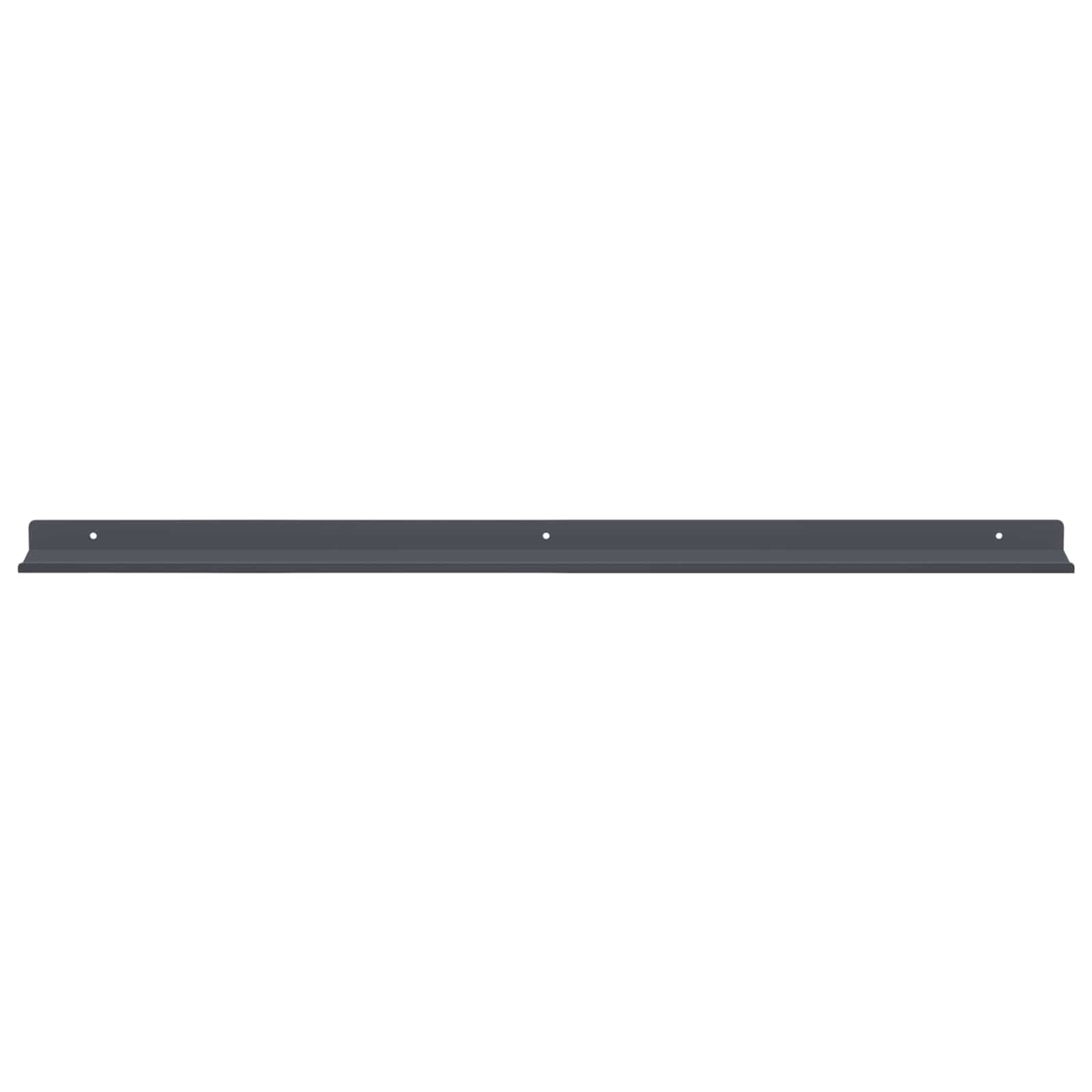 Schwebendes Regal 4 pcs Anthrazit 80 x 9 x 2,5 cm Stahl