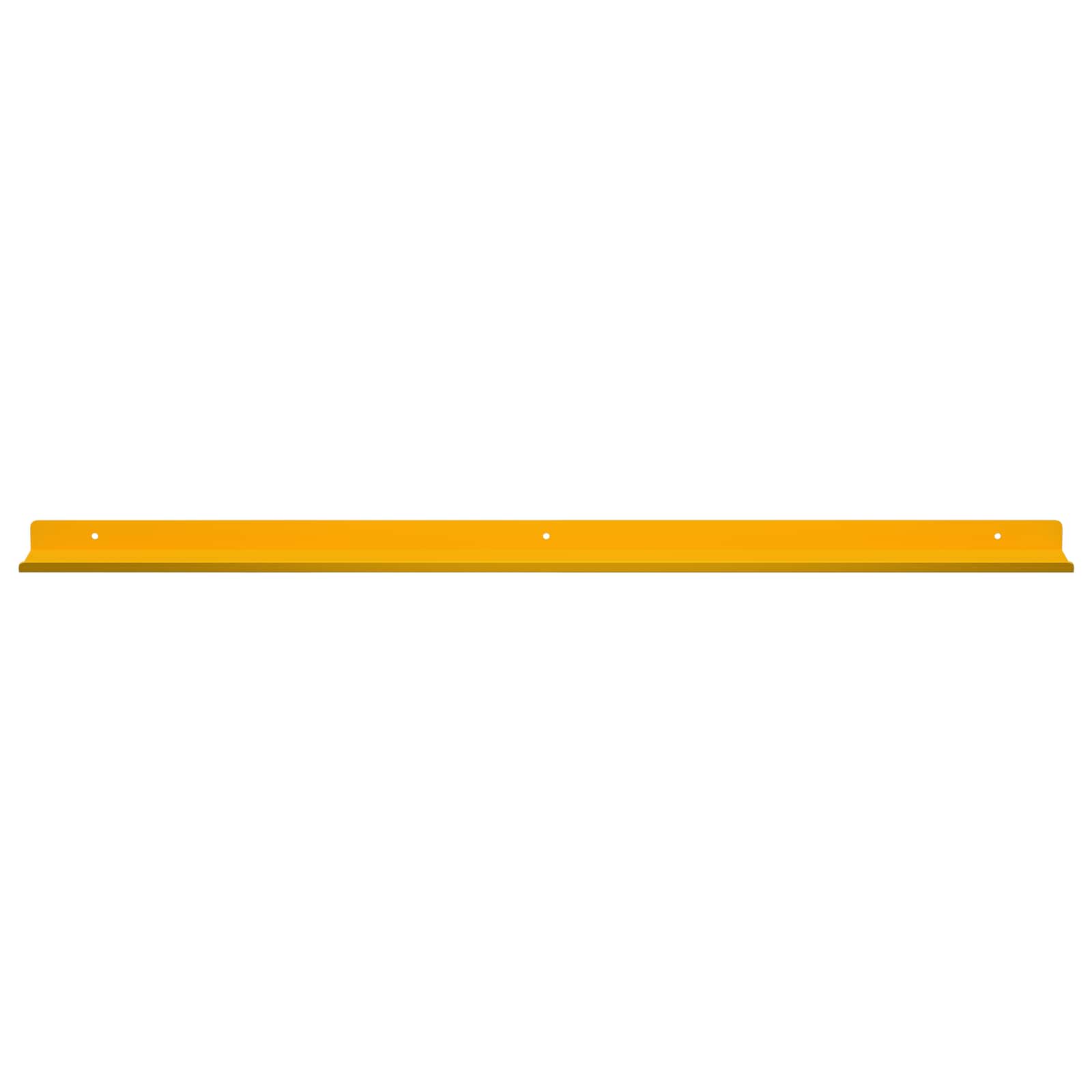 Schwebendes Regal 2 pcs Senfgelb 80 x 9 x 2,5 cm Stahl