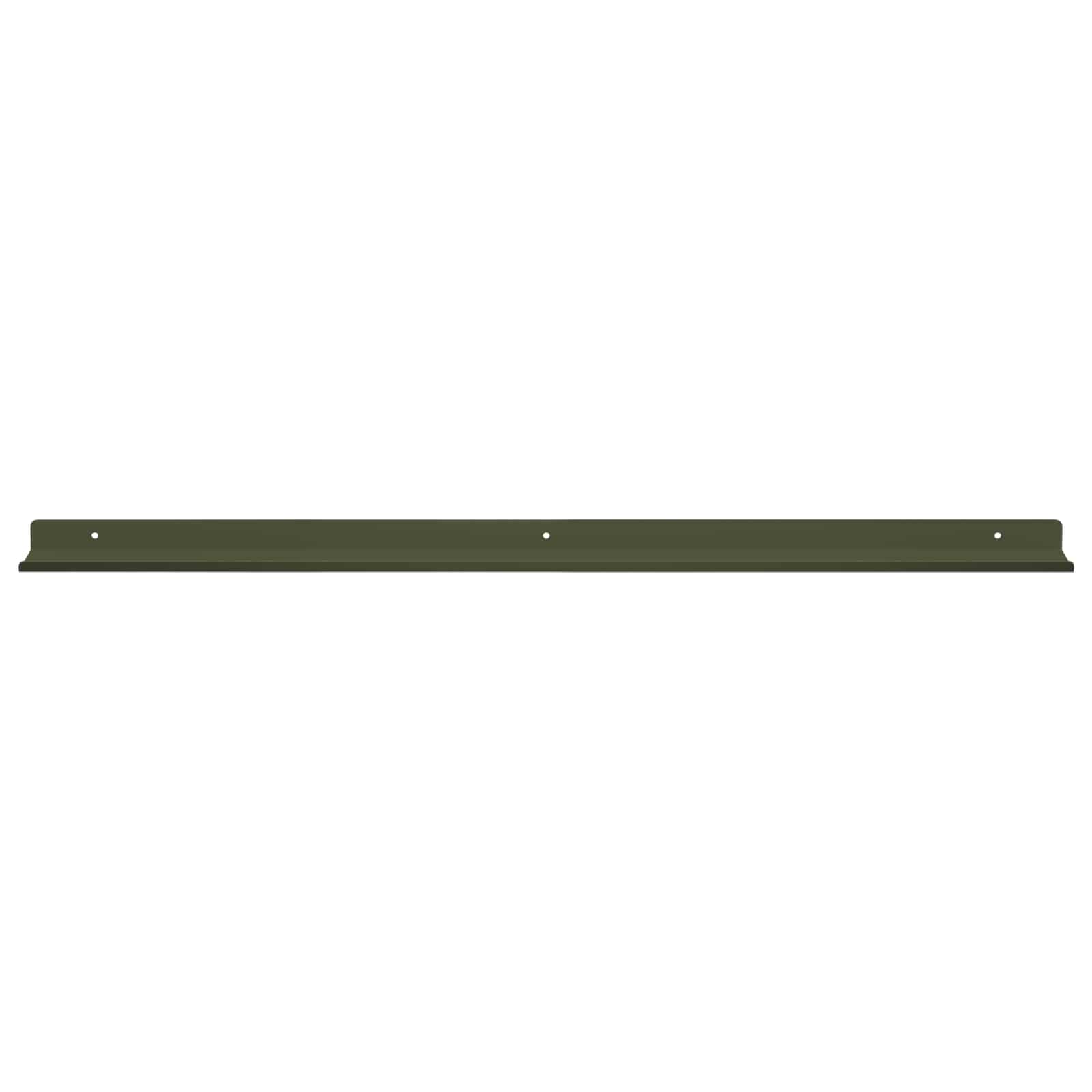 Schwebendes Regal 4 pcs Olive Grün 80 x 9 x 2,5 cm Stahl