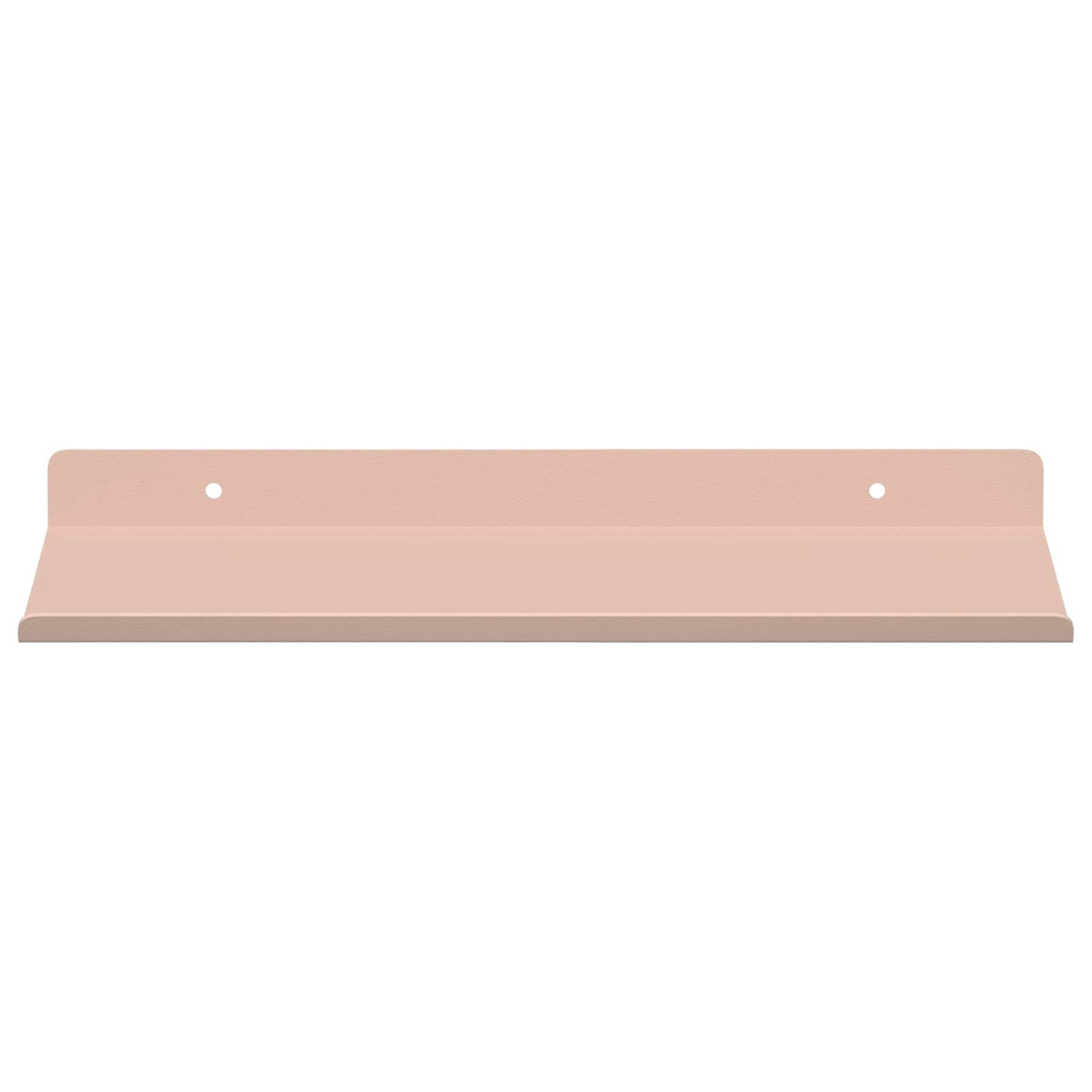 Schwebendes Regal 2 pcs Rosa 30 x 18 x 2,5 cm Stahl